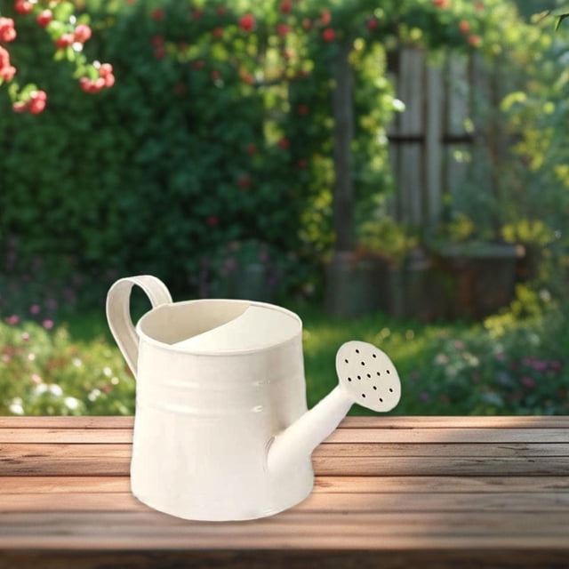 Lata para niños agua de jardinería lata de los niños hierro para plantas de exterior de interior pequeña tetera para plantas de interior Beige