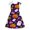 Purple-d, variant on Kids Halloween Dress Long Sleeve Cute Print Tulle Dresses Casual Lace Soft Holiday Party Fall Winter Outfit