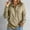 Khaki, variant on Baqcunre Sweaters For Women Solid Color Knit Women'S Single Breasted Lapel Long Sleeve Loose Casual Base Top Hoodies For Women Fall Outfits For Women 2023 Black L