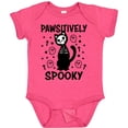 thumbnail image 3 of Inktastic Pawsitively Spooky Skeleton Cat with Ghosts and Crosses Boys or Girls Baby Bodysuit, 3 of 5