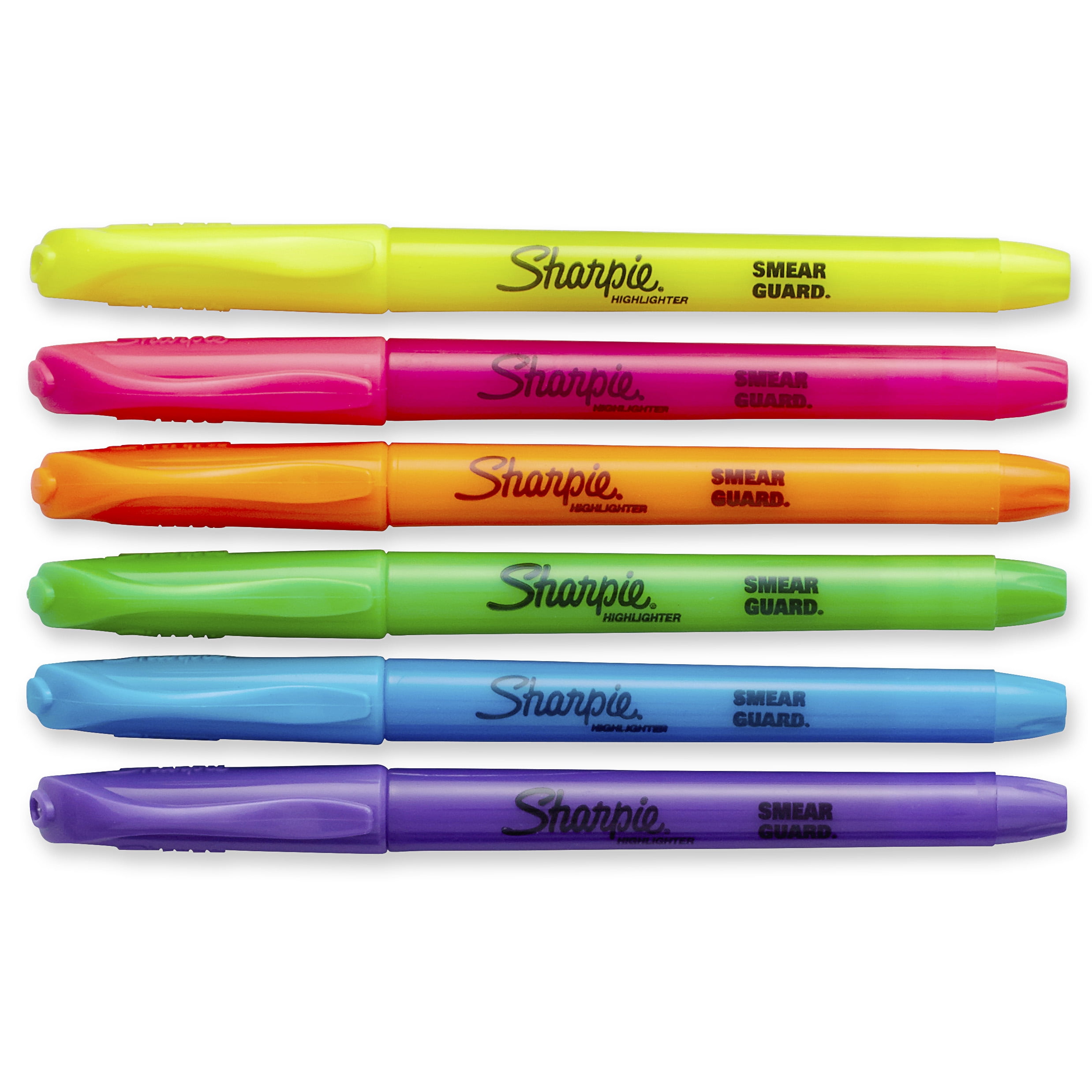 Sharpie Pocket Highlighters, Narrow Chisel Tip, Assorted Colours