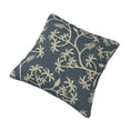 thumbnail image 3 of YFYANG Square Decorative Throw Pillow Case (Without Pillow Insert), Vintage Flower Vine Graffiti Bedroom Sofa Car Cushion Cover, 18"x18", 3 of 9