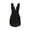 Black, variant on Women's Fashion Solid Color Mesh See Through Pajamas Robe Fringe Romper