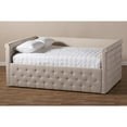thumbnail image 4 of Baxton Studio Amaya Modern and Contemporary Fabric Upholstered Daybed, 4 of 9