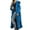 Sky Blue, variant on Fesfesfes Women Long Cardigan Casual Long Sleeve Hooded Coat Solid Color Warm Sweater Ladies Maxi Tops Coat Clothes Sale