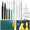 thumbnail image 1 of Kit de herramientas de deshierbe artesanal JTIEO, paquete de 26 unidades para vinilos y siluetas, 1 of 7