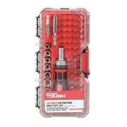 Hyper Tough 70-Piece Ratcheting Handle with Bits and Sockets in Click Fit Case