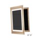 thumbnail image 1 of Marco de arte para niños Marco de fotos Resistente a roturas Apertura frontal intercambiable Color madera M, 1 of 9