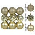 thumbnail image 5 of Christmas Ball Ornaments Set, Shatterproof Baubles for Tree Decor, Assorted Hanging Decorations for Holiday Parties, 5 of 6