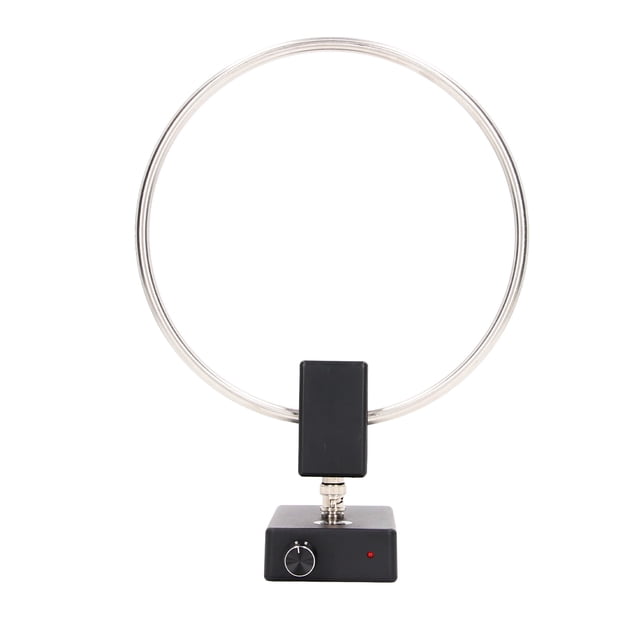 Antenne Réglée, 20dbi 3-30MHz Antenne Radio Courte en Acier Inoxydable pour Intérieur