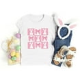 thumbnail image 2 of Easter T Shirt for Women Crew Neck Short Sleeve Happy Easter Bunny Spring Hunt Eggs Rabbit Coquette Bow Carrot Cute Pullover T-Shirt, 2 of 4