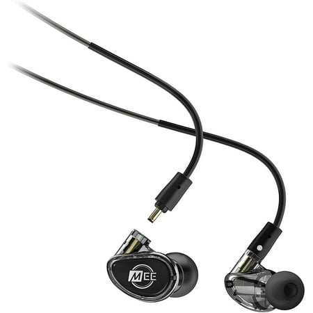 MEE Professional MX2 PRO Dual-Driver Musicians in Ear Monitor Headphones with Subwoofer for Drummers