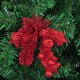 thumbnail image 5 of Paquete de 6 púas navideñas con purpurina en aerosol con hojas de flores artificiales y frutas para decoración navideña y decoración del hogar, 5 of 5