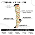 thumbnail image 3 of Bixox Colorful Lemons Print Compression Socks,Compression Socks Women & Men Circulation for Medical,Running,Athletic, 3 of 7