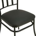 thumbnail image 3 of Mainstays 3-Piece Indoor Dining Bistro Set, Wood Table Top, Two Black Seat Chairs, 3 of 12