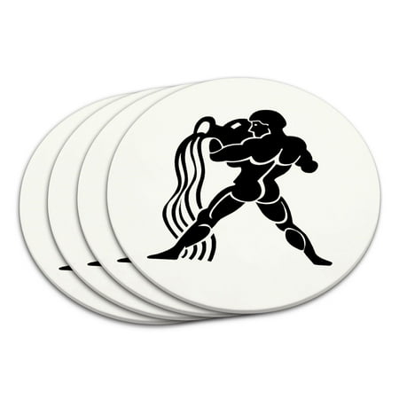 

Aquarius The Water-Bearer Zodiac Horoscope Coaster Set