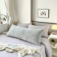 thumbnail image 2 of Room Revival Soft Silver Bubble Body Pillow, 48"x20", 2 of 4