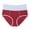 Brick Red, variant on Women's Sports Yoga Sexy Breathable Solid Color Stitching Seamless High Waist Underwear