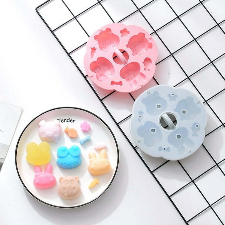 Silicone Ice Cube Mold DIY 3D Ice Maker Box Cake Decor Tool Chocolate Candy  Gummy Baking