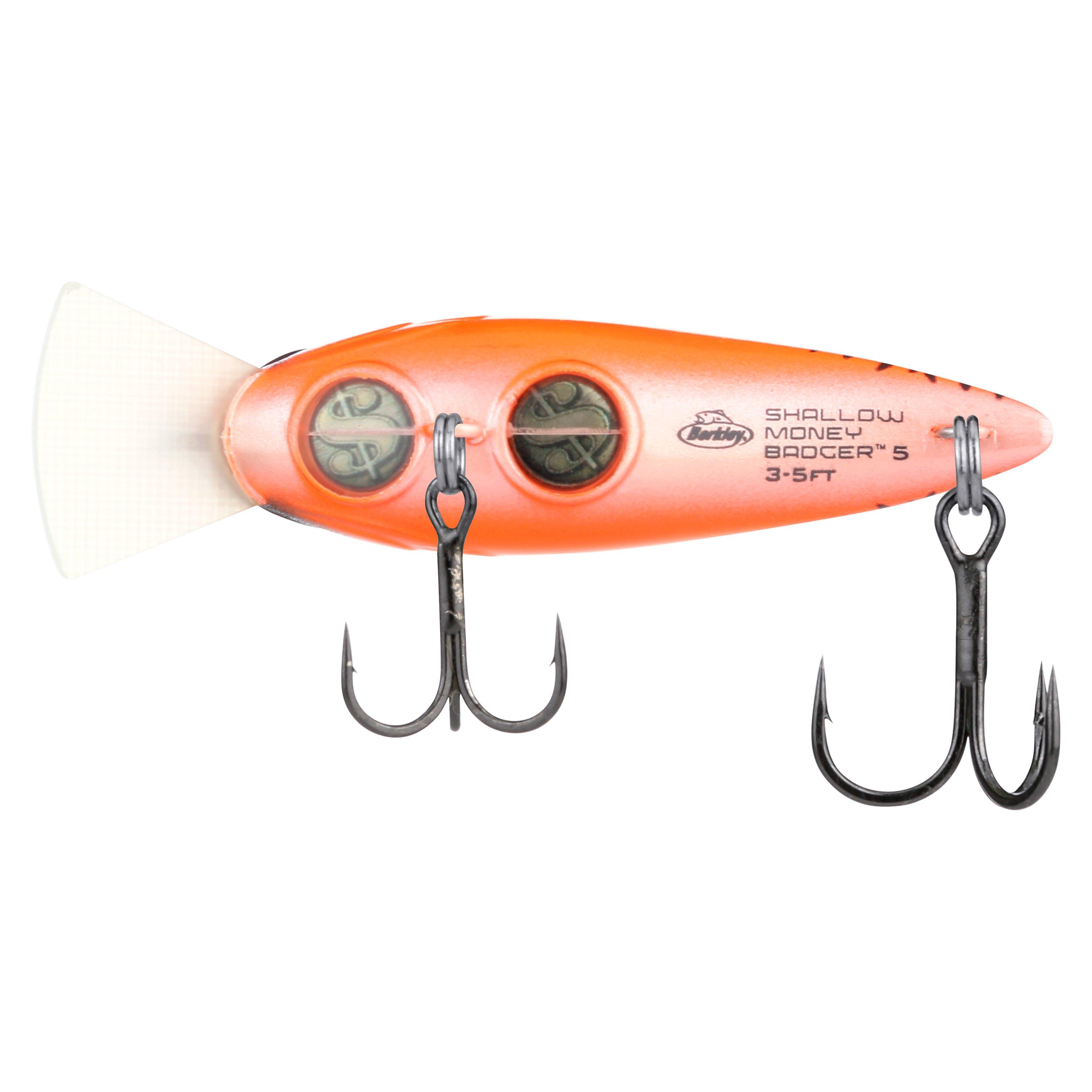 Berkley Shallow Money Badger Fishing Crankbait, 2.1 in, Hybrid Baitfish-Crayfish