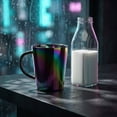 thumbnail image 6 of Stainless Steel Water Cup With Double-Layer Insulated Handle And Milk Cup, Espresso Coffee Mugs for Men & Women, Camping Cups with Handles, Rainbow, 6 of 6