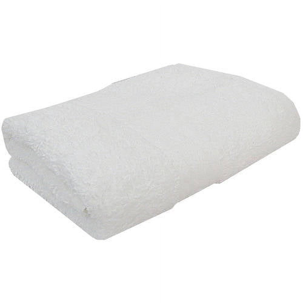 Mainstays Adult Basic Solid Washcloth 12x12, White