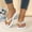 White, variant on Women's Rhinestone Butterfly Flip Flops, Open Toe with Sparkly Accent, Lightweight Comfort Footwear Black 40