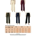 thumbnail image 3 of Gomelly Ladies Palazzo Pant High Waist Bottoms Boho Pants Women Baggy Summer Trousers Straight Leg Workwear ArmyGreen L, 3 of 3