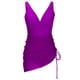 thumbnail image 4 of Trajes de Baño para Mujeres Vestido de Baño Malla Sheer Sarong Envuelve, Poliéster con Sostén Extraíble Almohadilla para la Playa Piscina Verano, 4 of 8