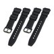 thumbnail image 1 of Correa de reloj de goma Yinane con Hebilla de metal para S800W AE-1200 S810W Negro, 1 of 7