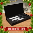 thumbnail image 2 of Vos Ceramic Knives with Covers - 3-Piece Knife Set - Ideal Kitchen Knives - (Black), 2 of 8