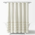 thumbnail image 3 of Lush Decor Vintage Stripe Cotton Shower Curtain, 3 of 11
