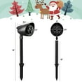 thumbnail image 3 of Costway Christmas Projector Light LED Projection Lamp with Lawn Stake & 3 LED Lights, 3 of 10