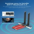 WNGHRON BE200NGW WIFI7 network Card 8774Mbps high speed Bluetooth 5.4