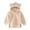 Beige, variant on SUXIAN Childrens Solid Color Hooded Sweatshirt with 3D Ears for Toddler Casual Age -3T Beige 3-6 Months