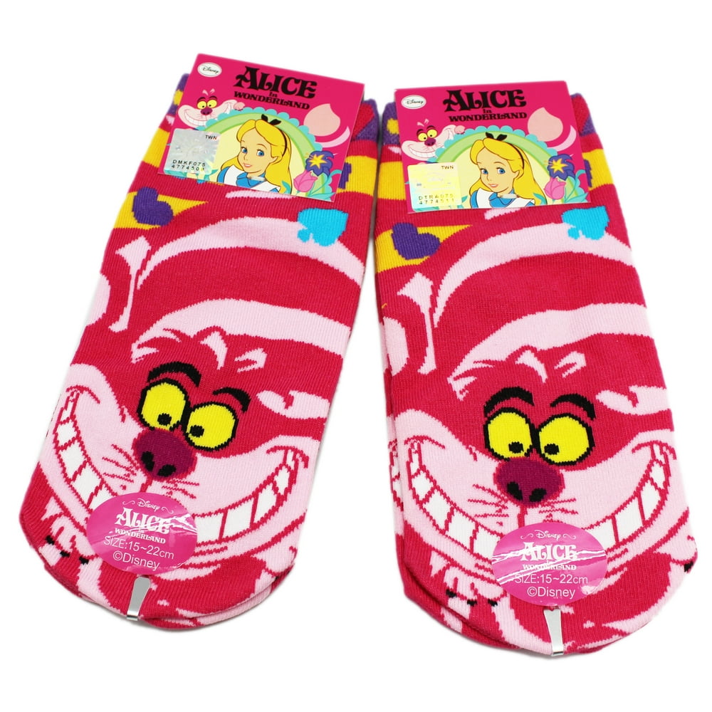 Disney Disney's Alice in Wonderland Cheshire Cat Striped Socks (Size