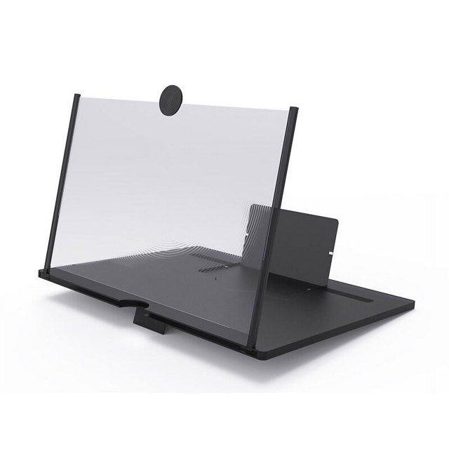 Amplificador de pantalla de teléfono móvil de 14 pulgadas, soporte de lupa para teléfono móvil 3D creativo extraíble de alta definición