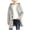 Grey, variant on Hooded Button-Down Trench Coat for Kids, Long Sleeve Wool Blend Jacket with Pocket, Classic Spring Autumn Outerwear for Boys and Girls, Sizes 10-12