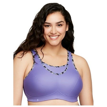 

Glamorise Full Figure Plus Size No-Bounce Camisole Sports Bra Wirefree #1066