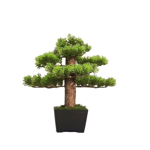 Bonsái artificial de simulación, ideal for decorar interiores, salas de estar y el hogar.