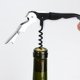 thumbnail image 2 of Paquete de 3 sacacorchos de acero al carbono, abridor de botellas de vino y cerveza 3 en 1, sacacorchos de camarero y cortador de papel de aluminio para sommeliers, camareros y camareros, negro, 2 of 5