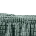 thumbnail image 3 of Armless Accent Chair Slipcover, Stretch Spandex Jacquard Fabric for Armless Accent Chair,Non-Slip Sofa Couch Cover Furniture Protector for Dining Living Room Office Reception Chair, Green, 3 of 3