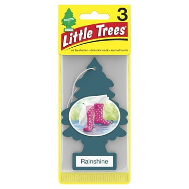 Little Trees Air Freshener Rainshine Fragrance, 3 Pack