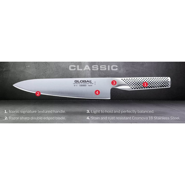 Global 7-inch Stainless Steel Chef's Knife