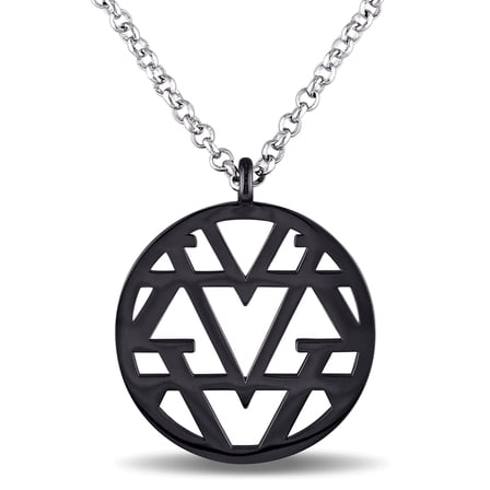Everly Women's Geometric Design Sterling Silver Pendant