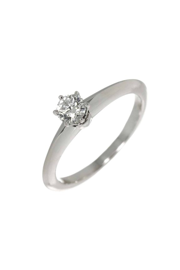 Pre-Owned Tiffany & Co. Solitaire Ring with 0.26ct Diamond in Platinum