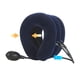 thumbnail image 2 of Almohada inflable de cuello de 3 capas para viajes en coche, para mujeres y hombres. azul, 2 of 9