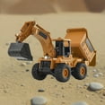 thumbnail image 5 of Forklift Toy Pull Back Construction Vehicle Realistic Dump Truck Bulldozer Excavator Model for Toddlers Boys Girls Ages 3+, 5 of 7