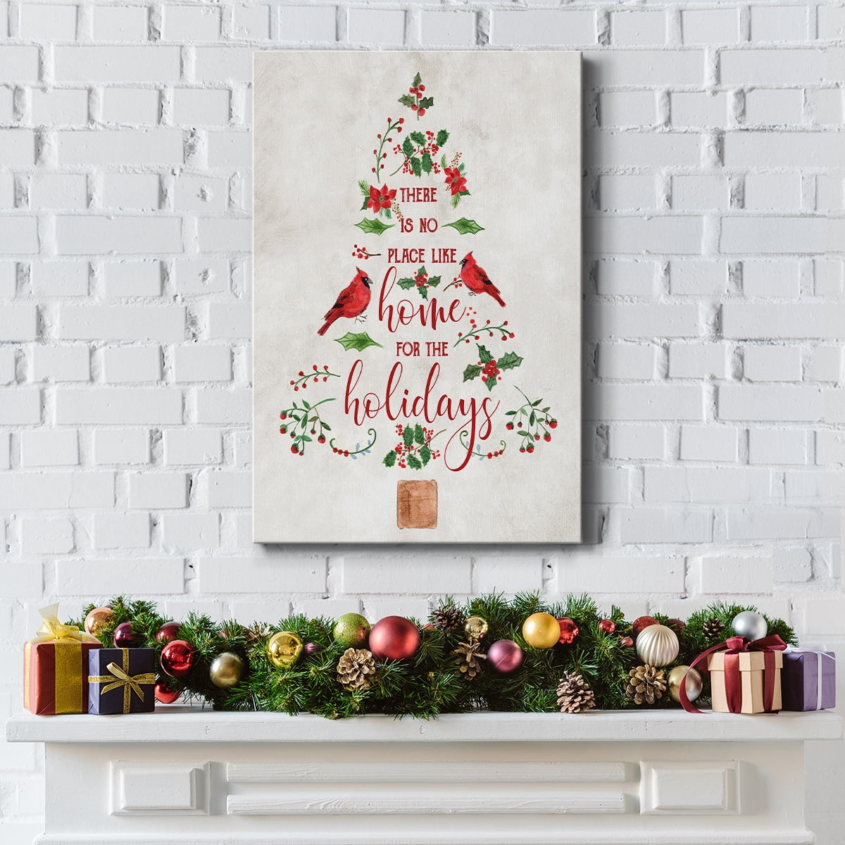 Home for the Holidays Tree- Gallery Wrapped Canvas