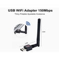 thumbnail image 5 of Adaptador WiFi USB, adaptador de red inalámbrica PIX-LINK 150M para PC, Dongle WiFi compatible con Windows, Mac OS, Linux, 5 of 5